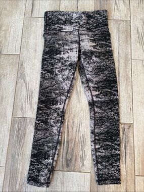Athleta Black & Gray Marled High-Waist Jeggings